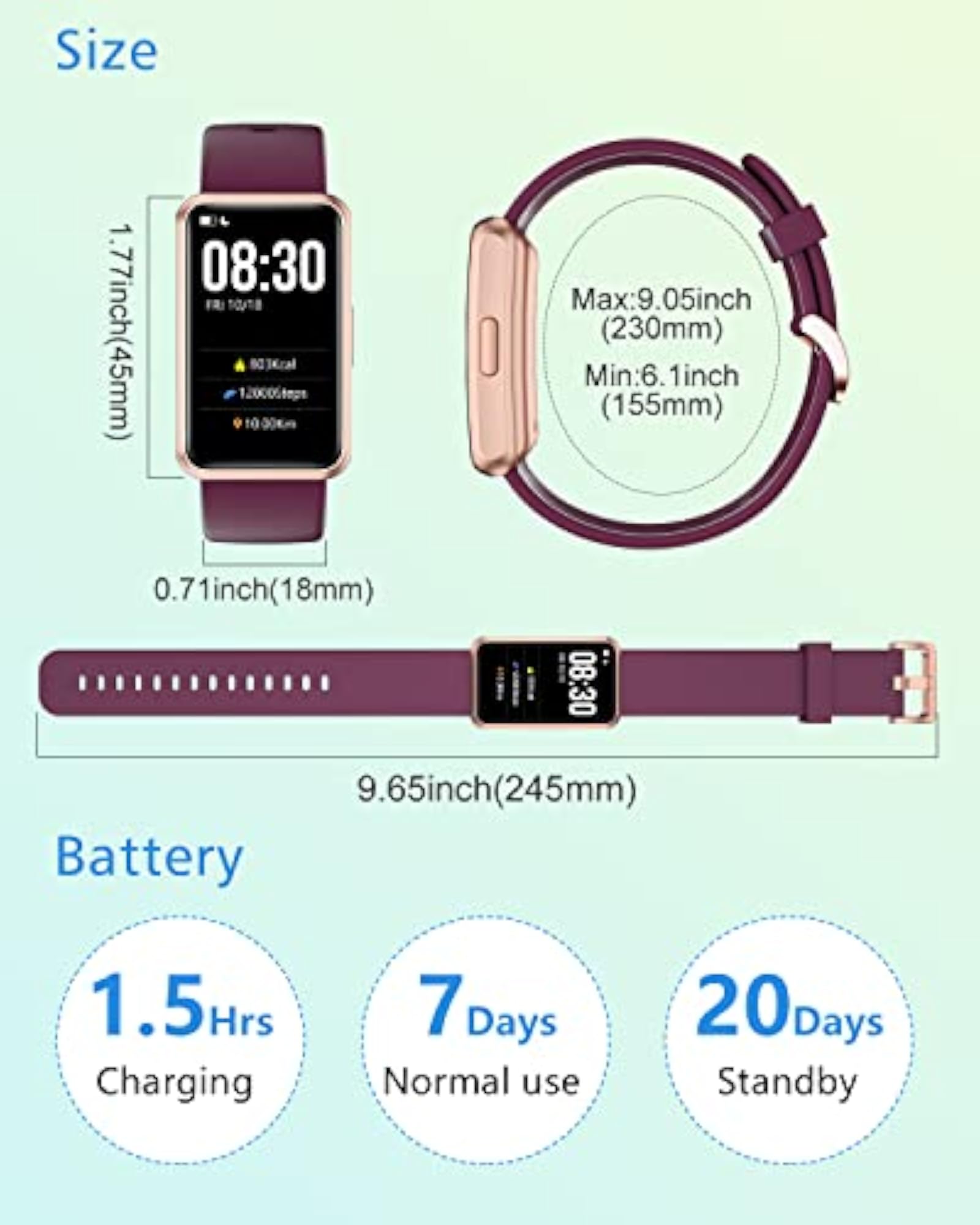 Fitness Tracker Watch without Bluetooth